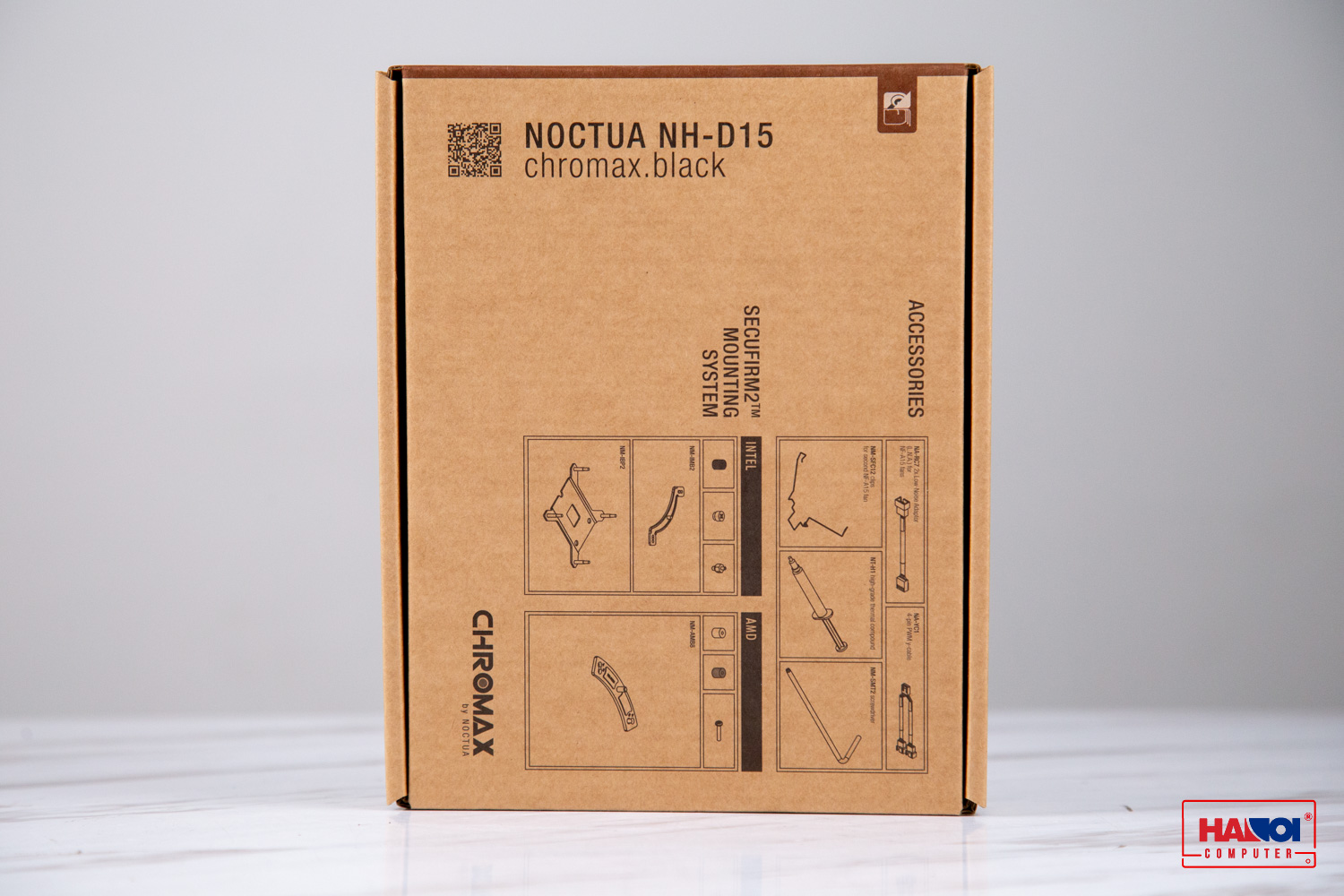 Tản nhiệt khí NOCTUA NH-D15 Chromax Black full box 2