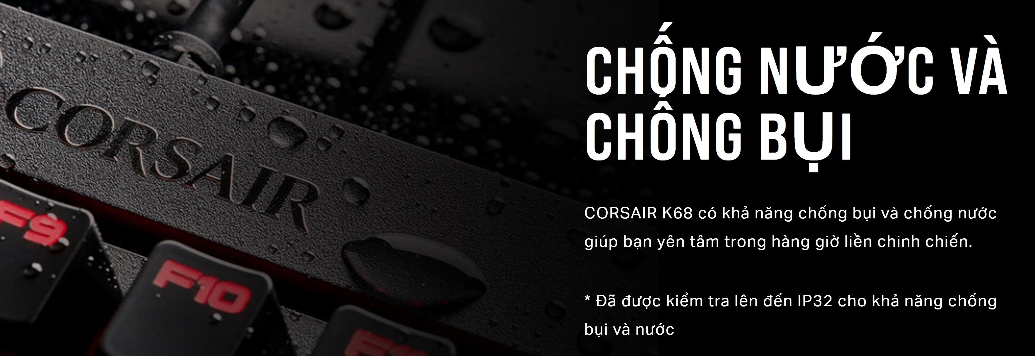 Bàn phím cơ Corsair K68 - Cherry MX Red