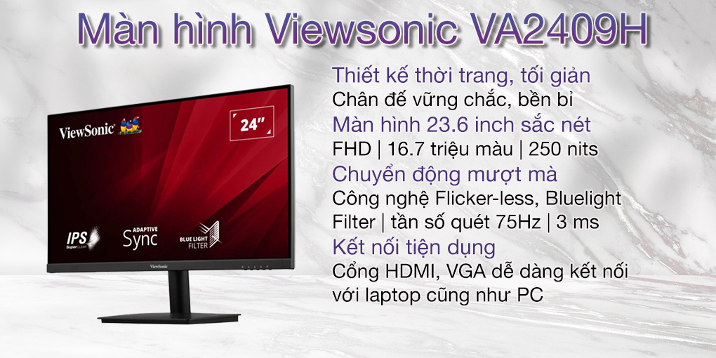 Màn hình Viewsonic VA2409H 1