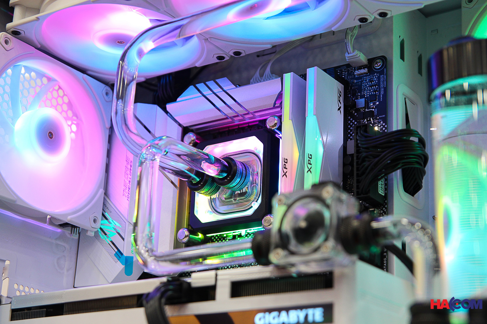 Tản nhiệt nước Custom Freezemod Rainbow RGB P3 V3 Kit Black ( AMD AM4 - Intel LGA 115X / 1200 / 1700 / 20XX - không kèm quạt) (ID: 66264)