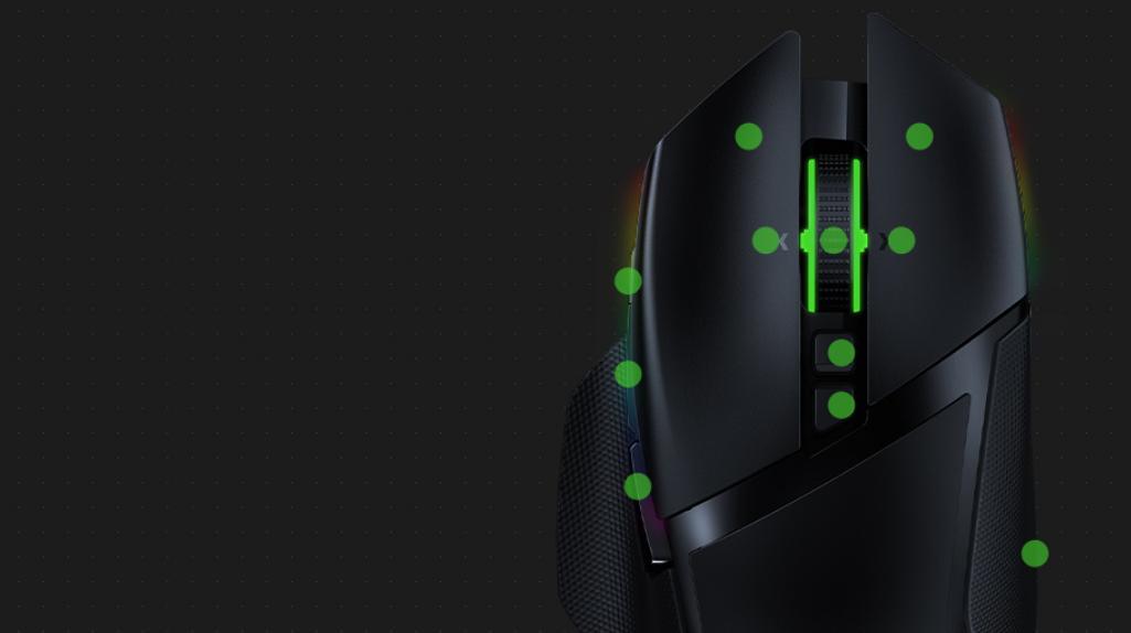 Chuột chơi game Razer Basilisk X Ultimate Wireless Black (RZ01-03170100-R3A1) có thể lập trình nút dễ dàng