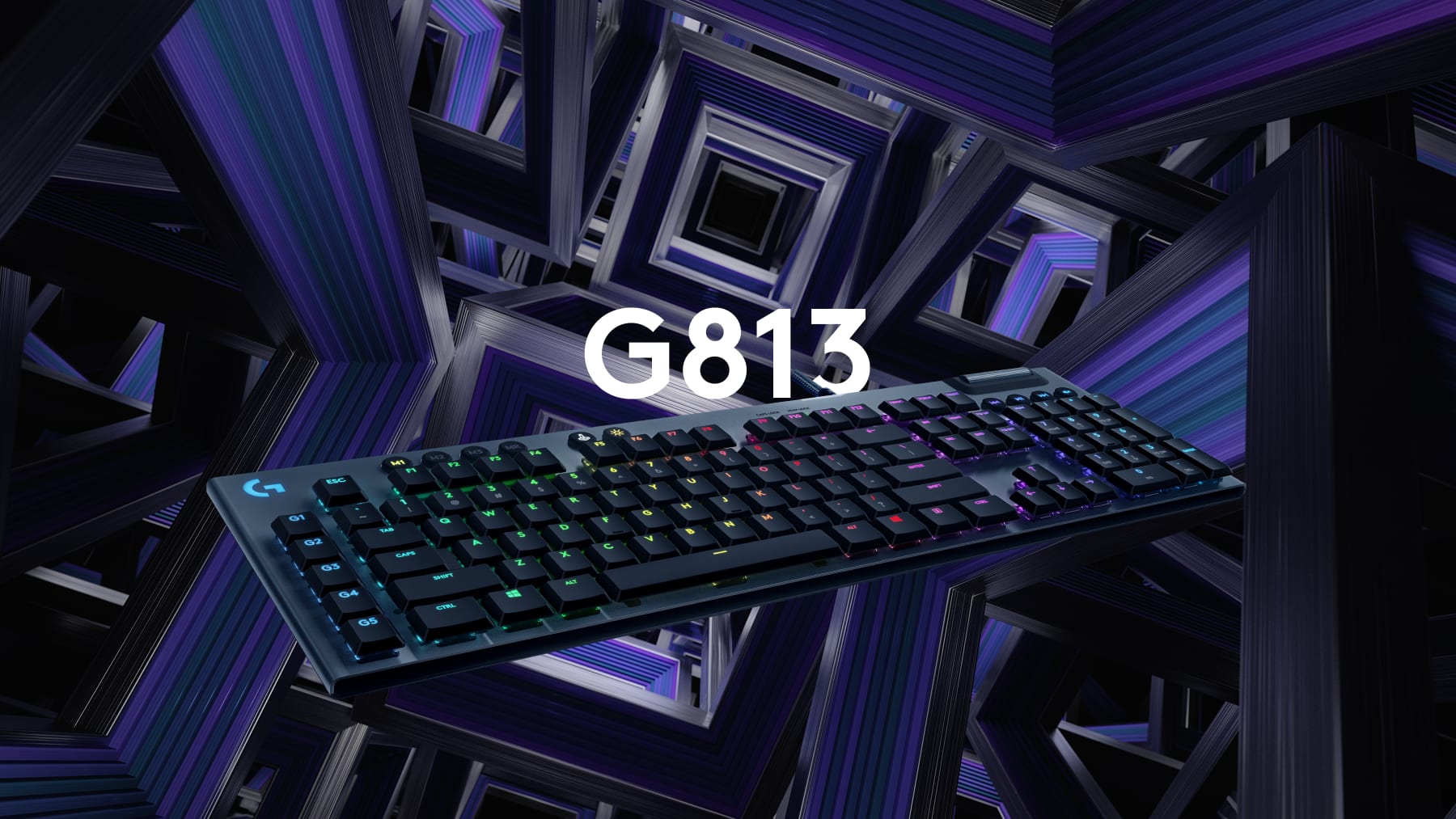 Bàn phím cơ Logitech G813 Lightsync RGB GL Clicky (USB) 1