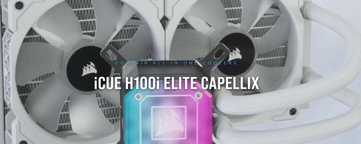 Tản nhiệt nước Corsair H100i ELITE CAPELLIX WHITE