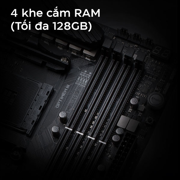 Mainboard ASUS ROG X570 CROSSHAIR VIII HERO Wifi (AMD X570, Socket AM4, ATX, 4 khe RAM DDR4)