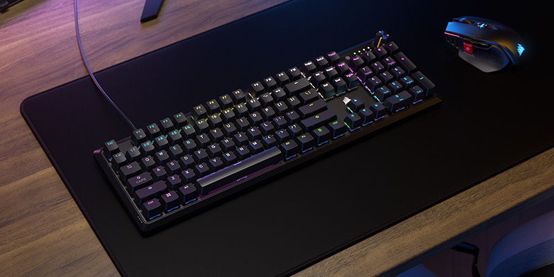 Bàn phím gaming Corsair K70 CORE-BLK-CRSR MX-RGB (CH-910971E-NA) 