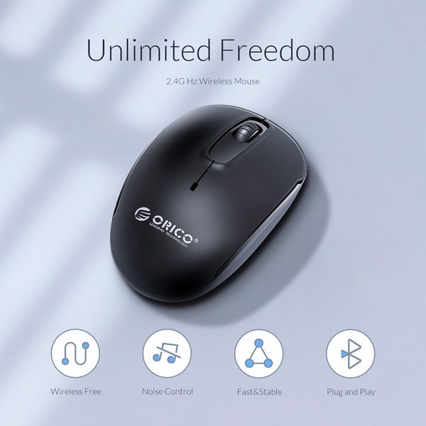 Chuột Không dây Orico WDM-V2C (USB/trắng) 1