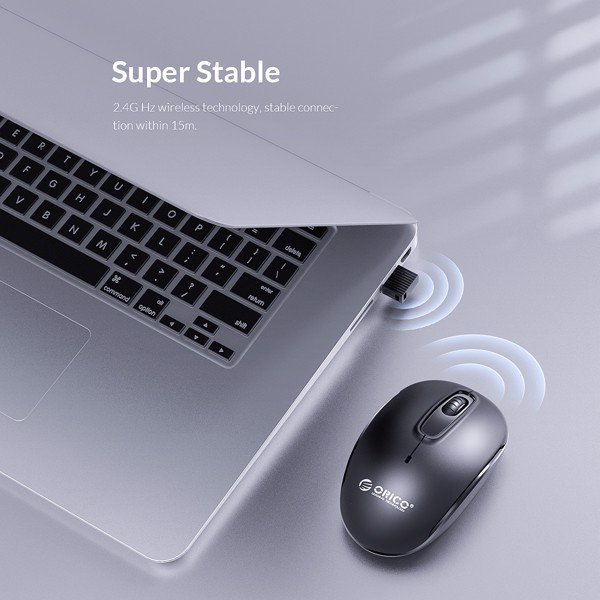 Chuột Không dây Orico WDM-V2C (USB/trắng) 5