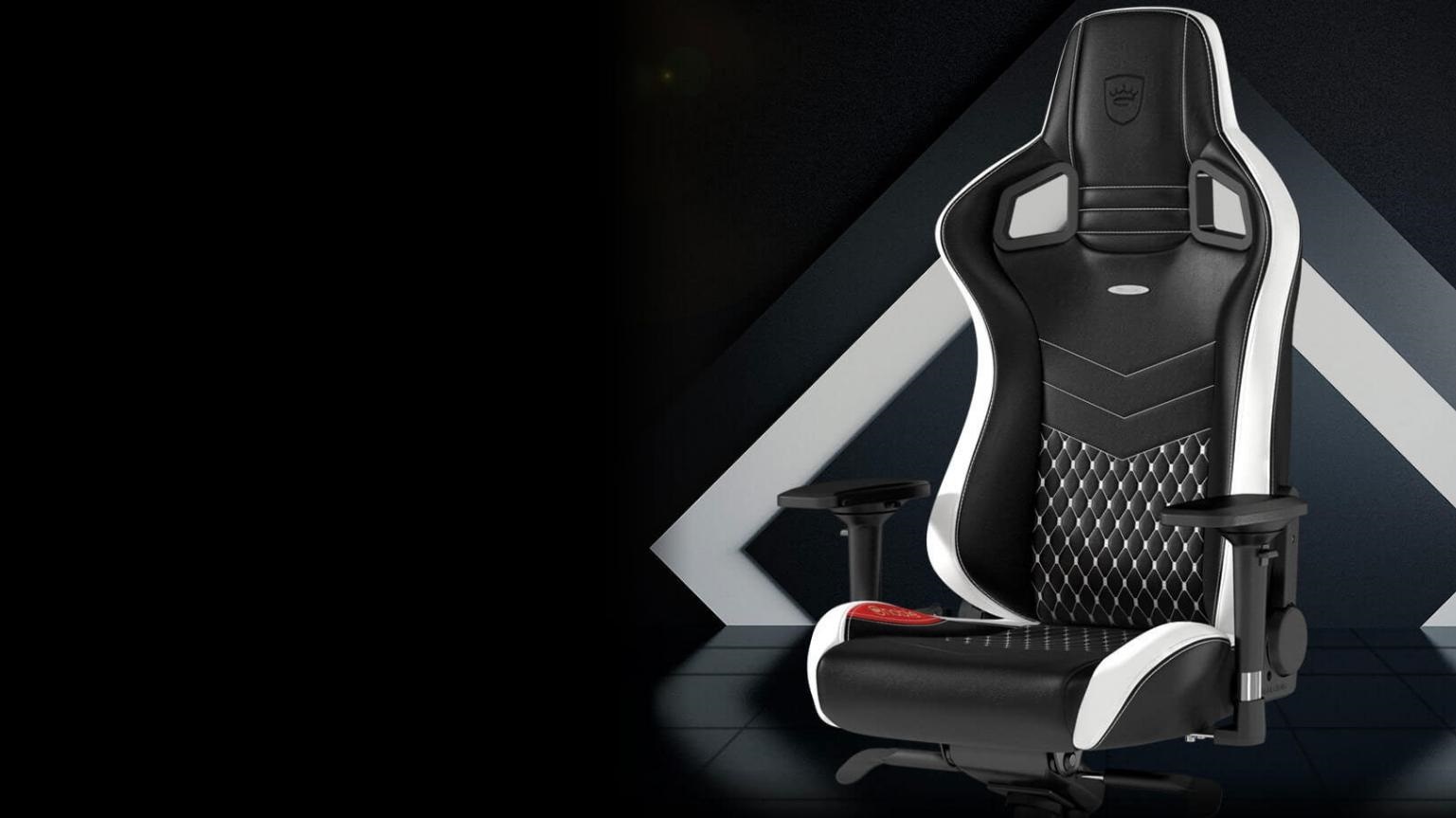 Ghế Gamer Noblechairs EPIC Real Leather Black/White/Red(Ultimate Chair Germany) (HÀNG THANH LÝ) 2