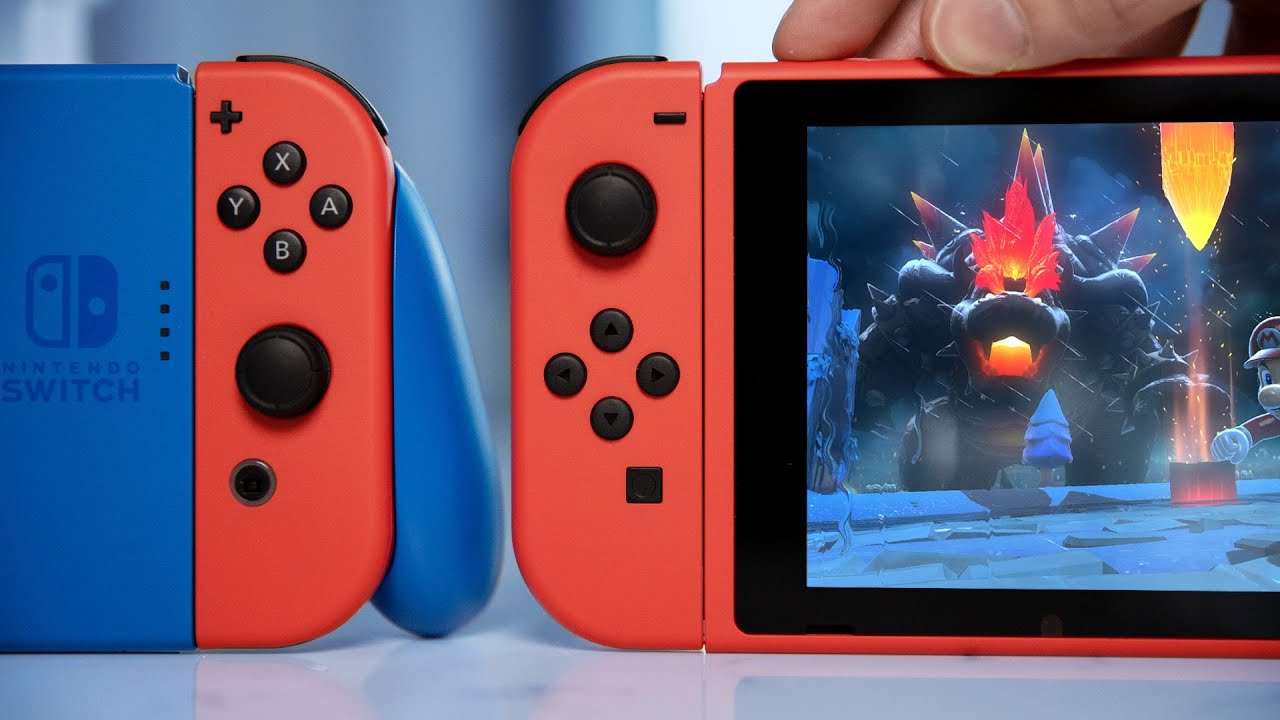 Giới thiệu Máy chơi game Nintendo Switch Mario Red & Blue Edition
