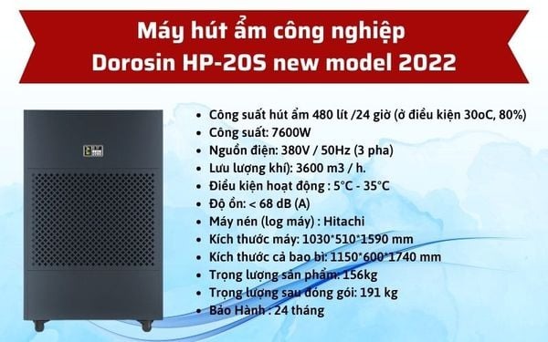 Máy hút ẩm Airko HP-20S Ảnh 8