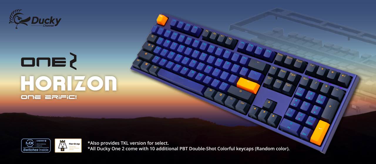 Bàn phím cơ Ducky One Horizon TKL Red Switch