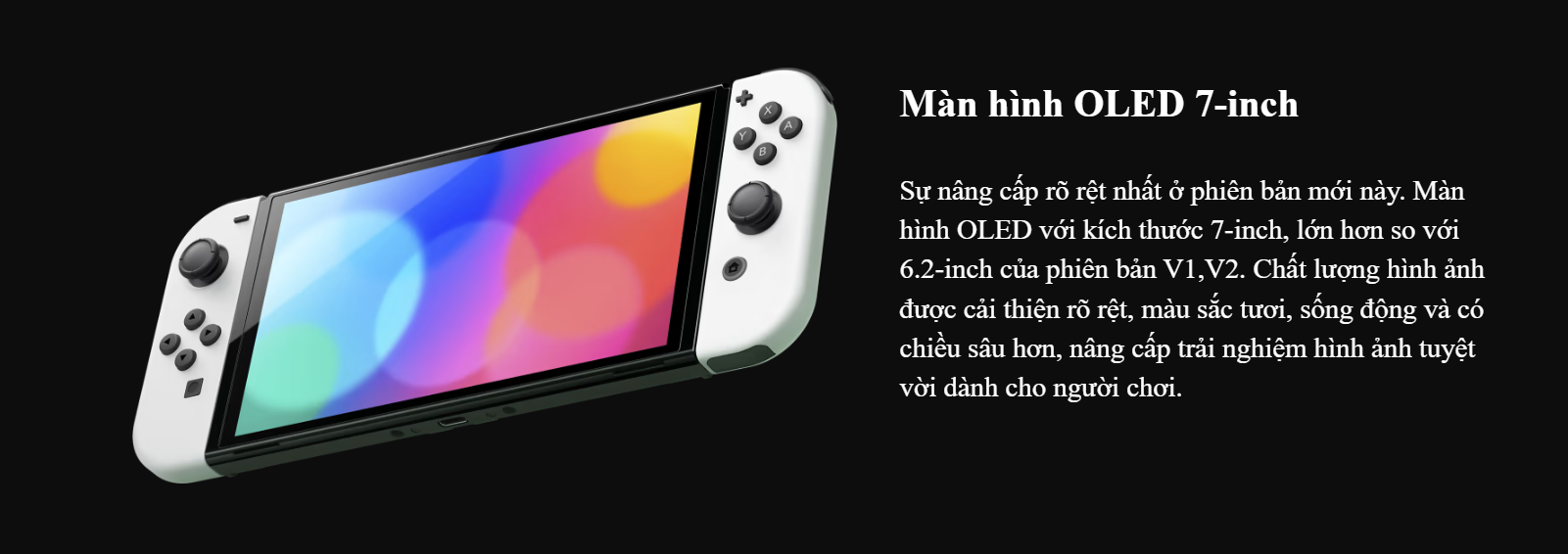 Máy chơi game Nintendo Switch OLED White (Trắng ) 1