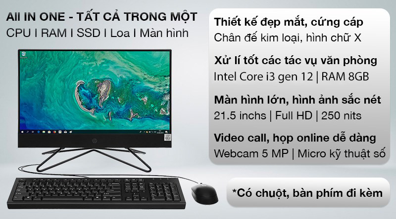 PC HP All in One 200 Pro G4 74S23PA 1