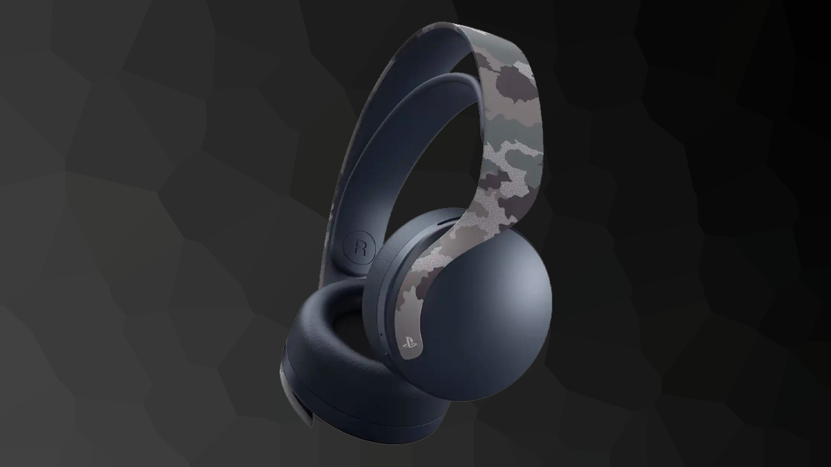 Tai nghe PS5 không dây Sony Pulse 3D Wireless Headset Gray Camouflage - Hàng Chính Hãng 1