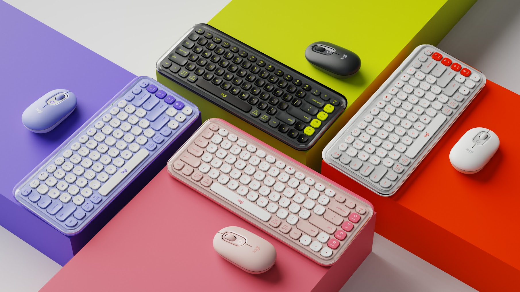 Bàn phím cơ không dây Logitech POP ICON Keys màu Đen 1