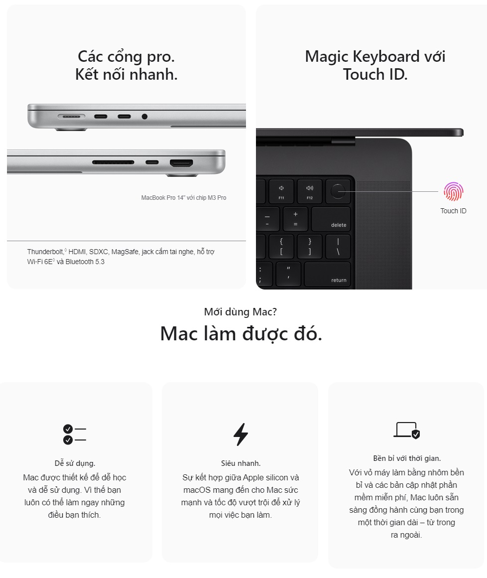 Apple Macbook Pro 14 (MRX43SA/A) 