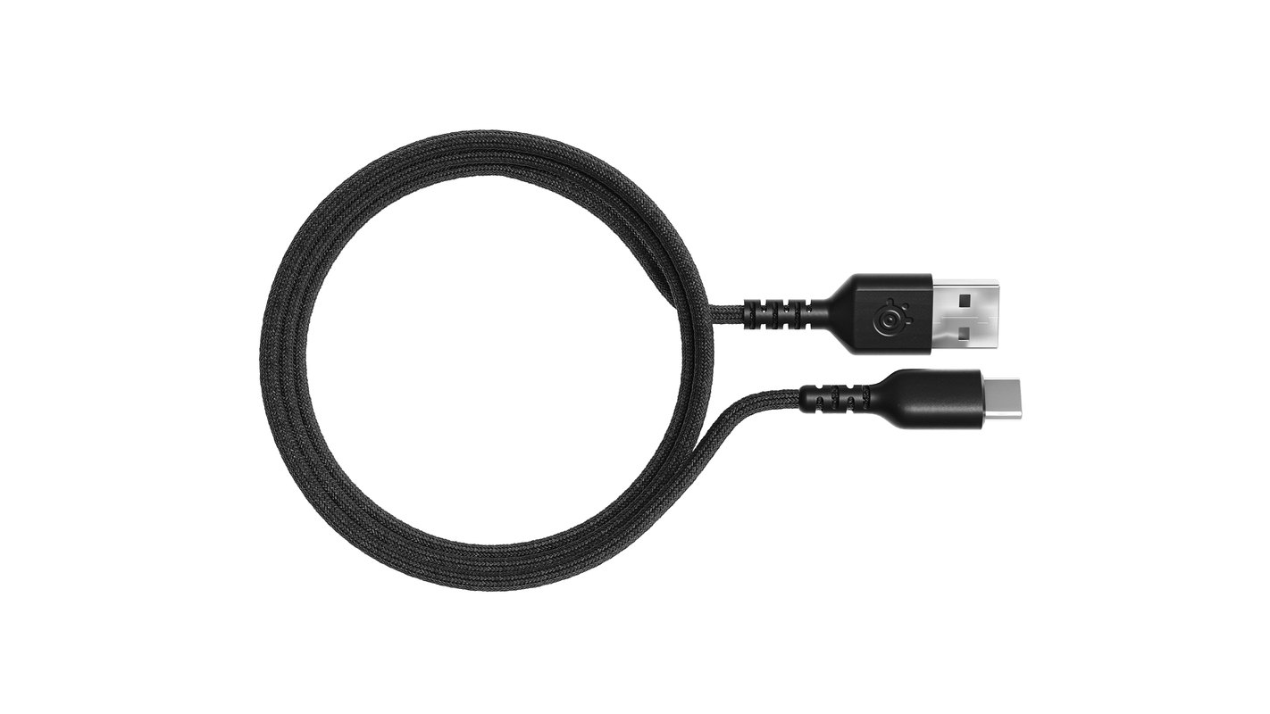 Chuột Steelseries Aerox 3 đen (USB/RGB) (62599) sử dụng cáp chuột siêu nhẹ