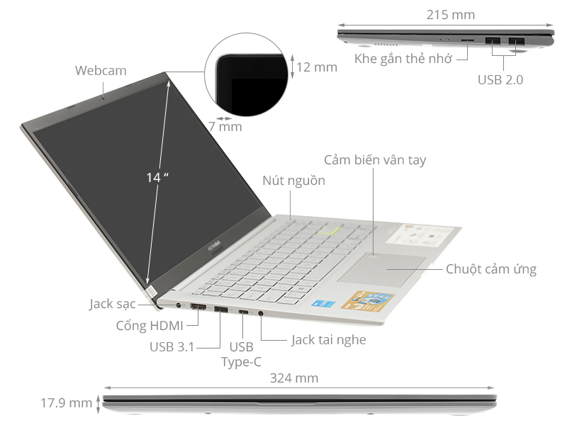 Laptop Asus VivoBook A415