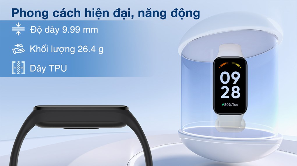 Vòng đeo tay thông minh Xiaomi Redmi Band 2 - Màu đen