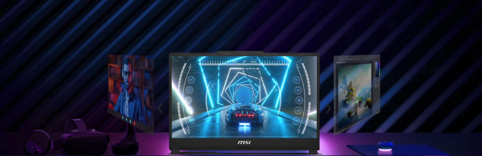 Laptop MSI Gaming Cyborg 15 (A12VE-240VN) (i7 12650H/8GB/512GB SSD/RTX4050 6GB/15.6FHD 144Hz/Win11/Đen) 7 