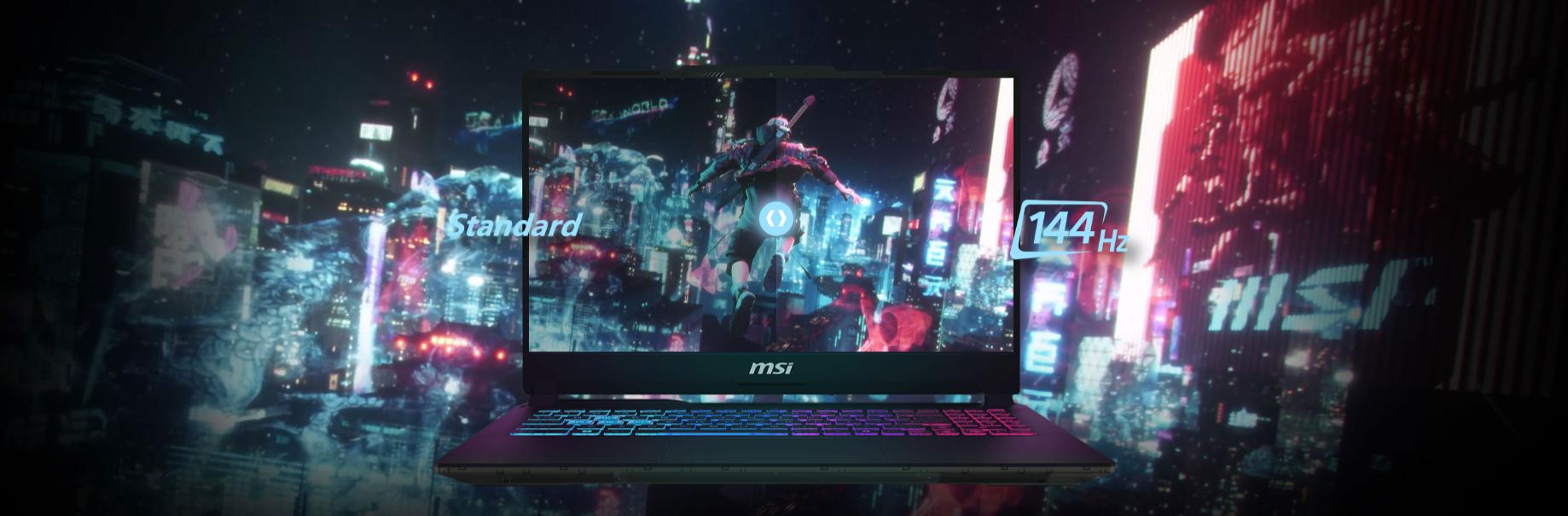 Laptop MSI Gaming Cyborg 15 (A12VE-240VN) (i7 12650H/8GB/512GB SSD/RTX4050 6GB/15.6FHD 144Hz/Win11/Đen) 8 