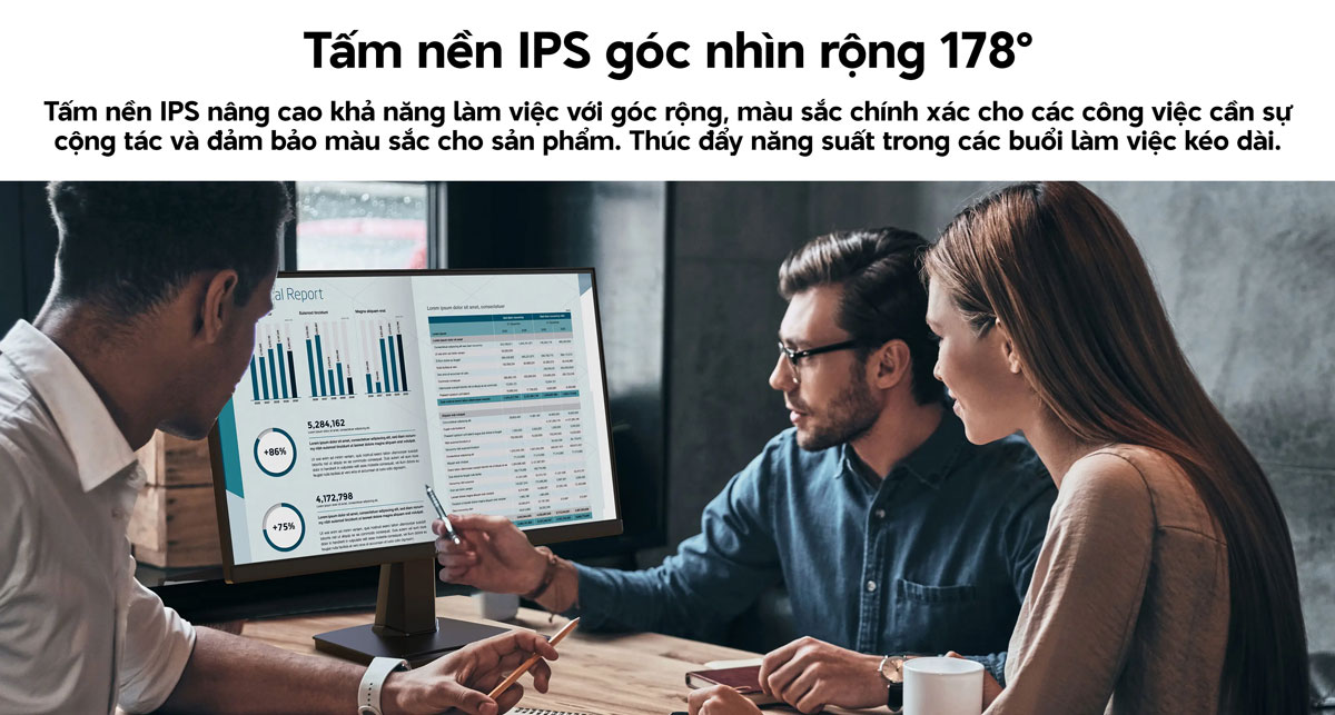 Màn hình MSI Pro MP225 sở hữu tấm nền IPS chất lượng cao