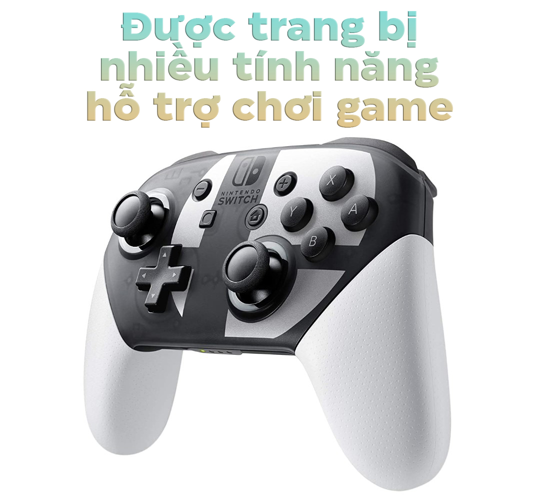 Tay cầm chơi game không dây Nintendo Switch Pro Controller - Super Smash Bros Ultimate Limited
