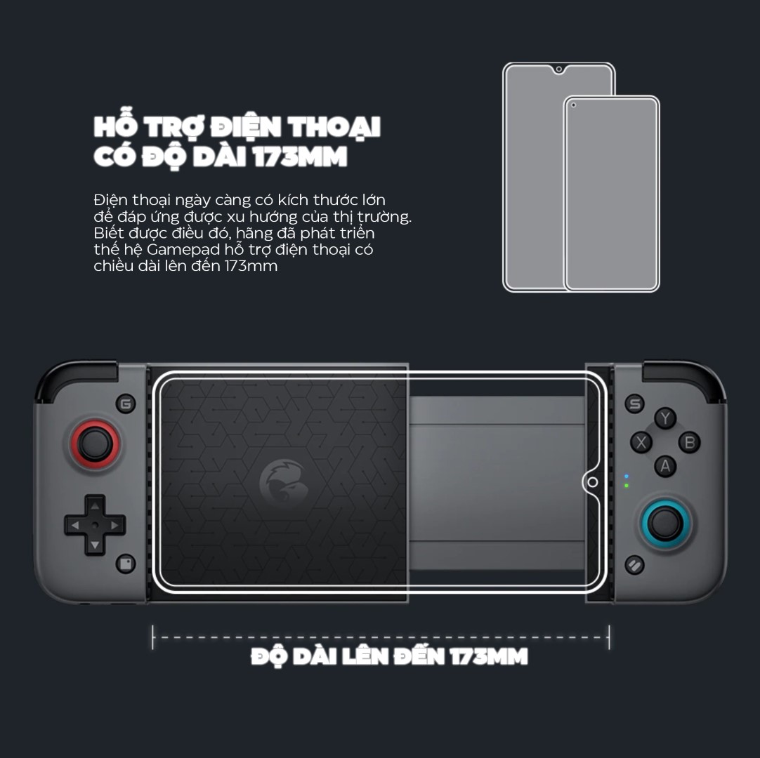Tay cầm chơi game không dây Gamesir X2 Bluetooth Mobile Gaming Controller