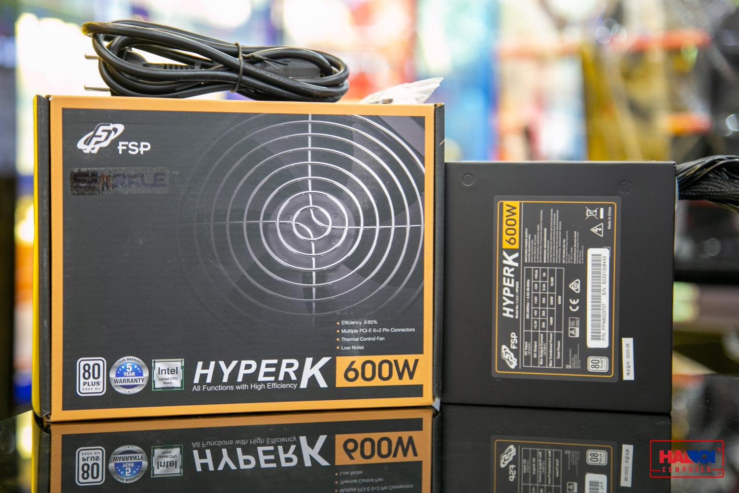 Nguồn FSP Power Supply HYPER K Series HP600 Active PFC (80 Plus Standard/Màu Đen) giới thiệu