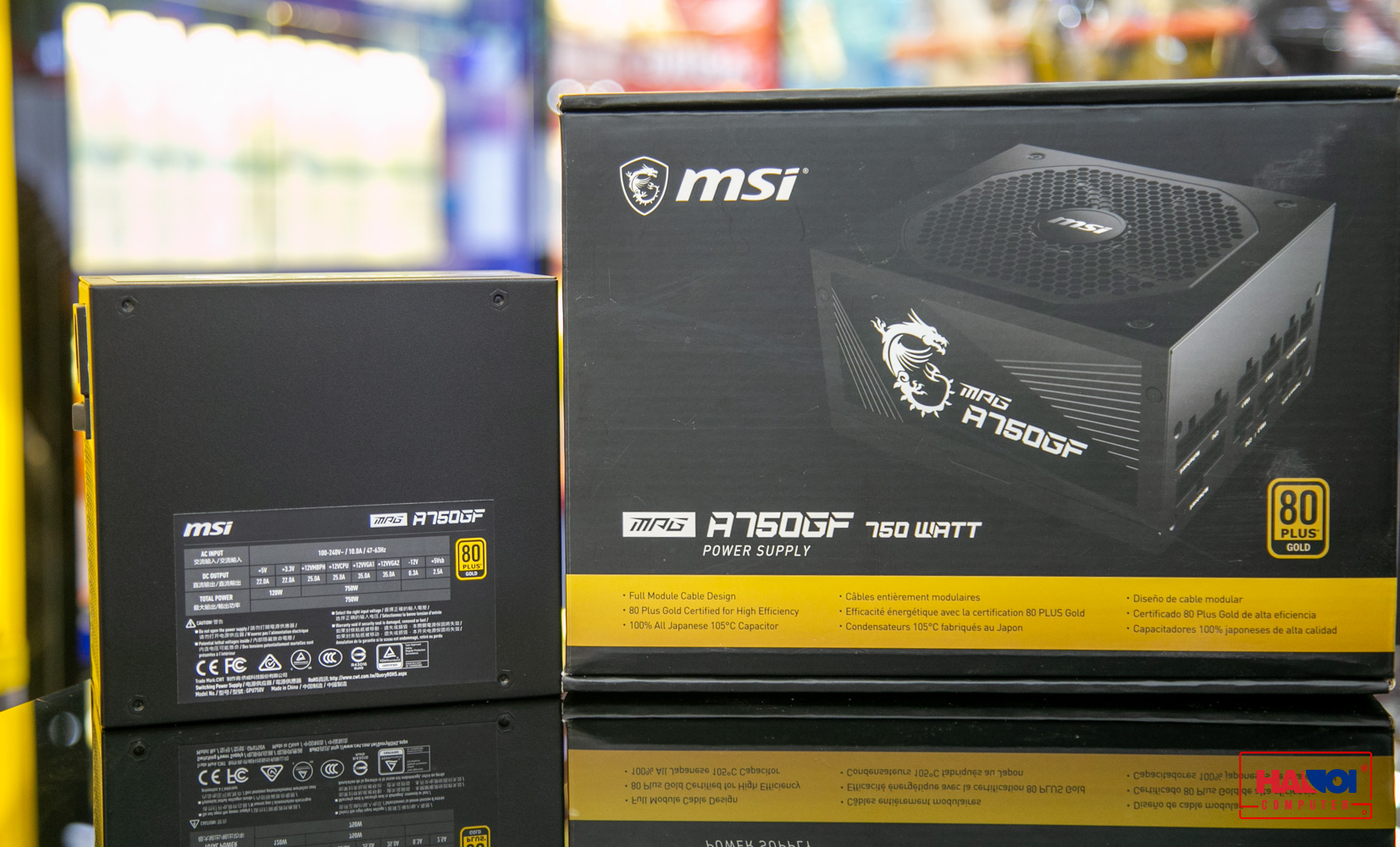 Nguồn máy tính MSI MPG A750GF 750W (80 Plus Gold/Full Modular/Màu Đen) giới thiệu