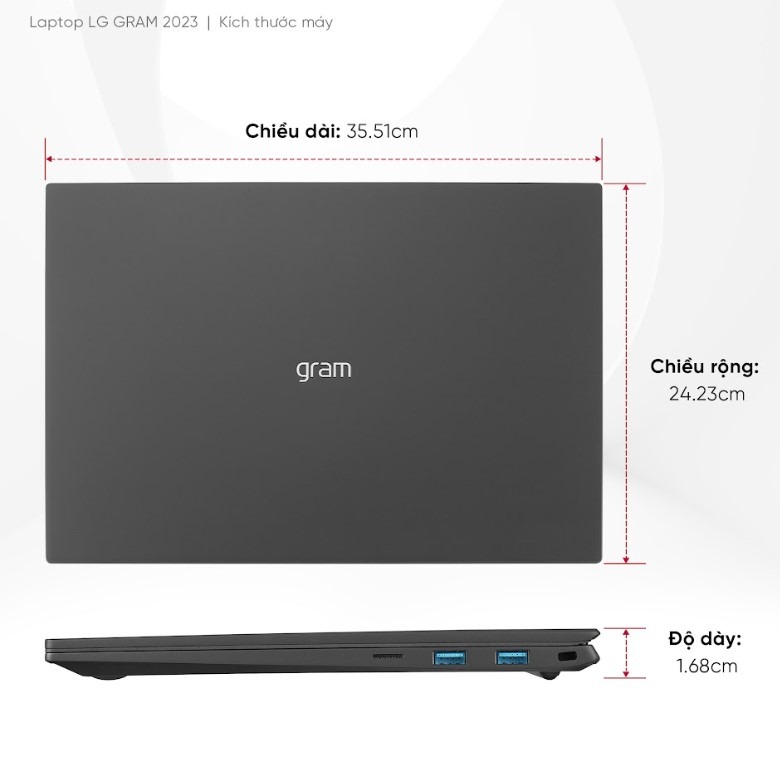 Laptop LG Gram 16Z90R-G.AH76A5 ảnh 1