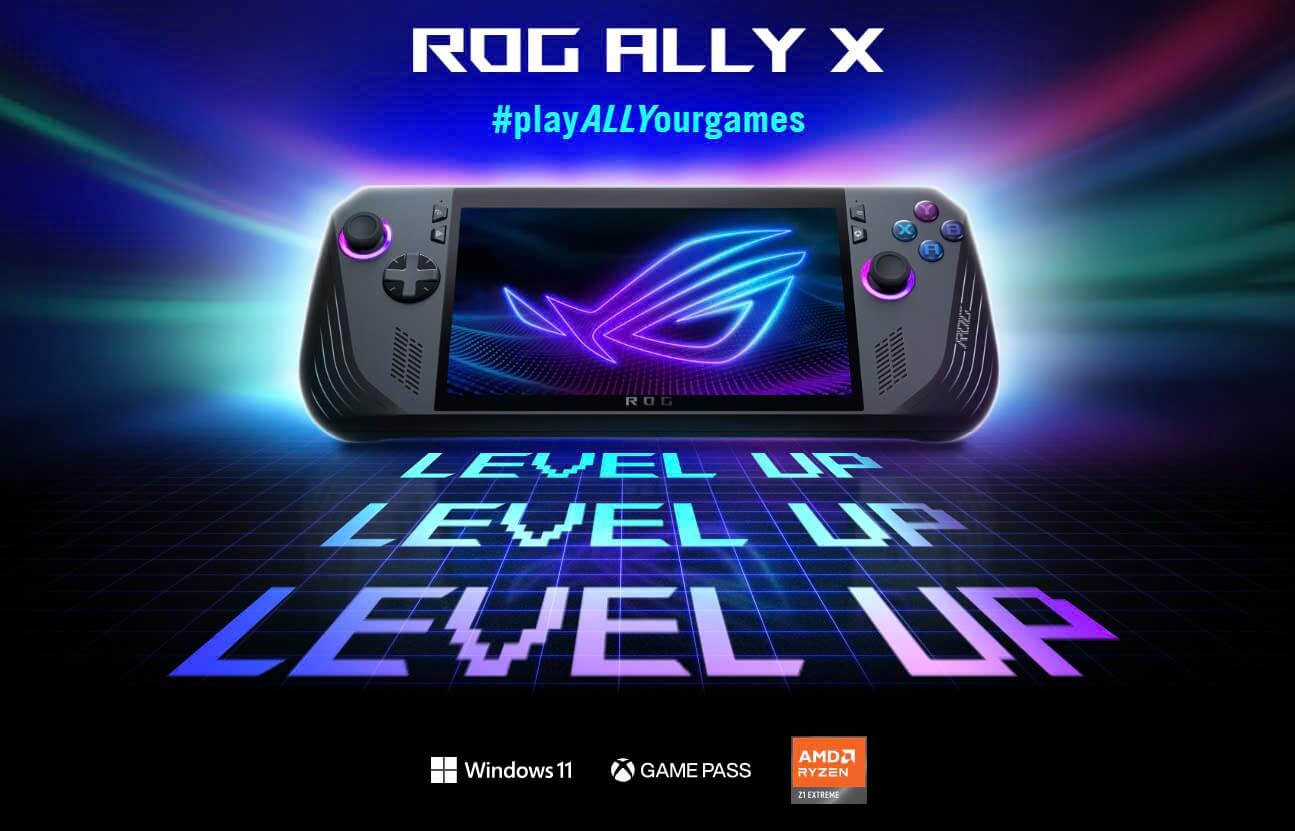 Máy chơi game cầm tay Asus ROG Ally X - 1TB AMD Ryzen Z1 Extreme 1