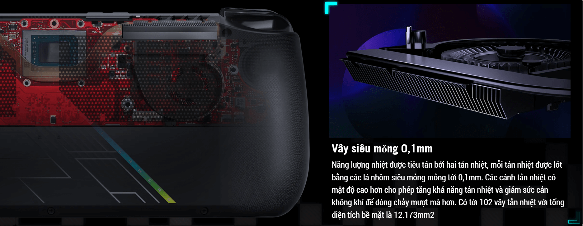 Máy chơi game cầm tay Asus ROG Ally X - 1TB AMD Ryzen Z1 Extreme 12