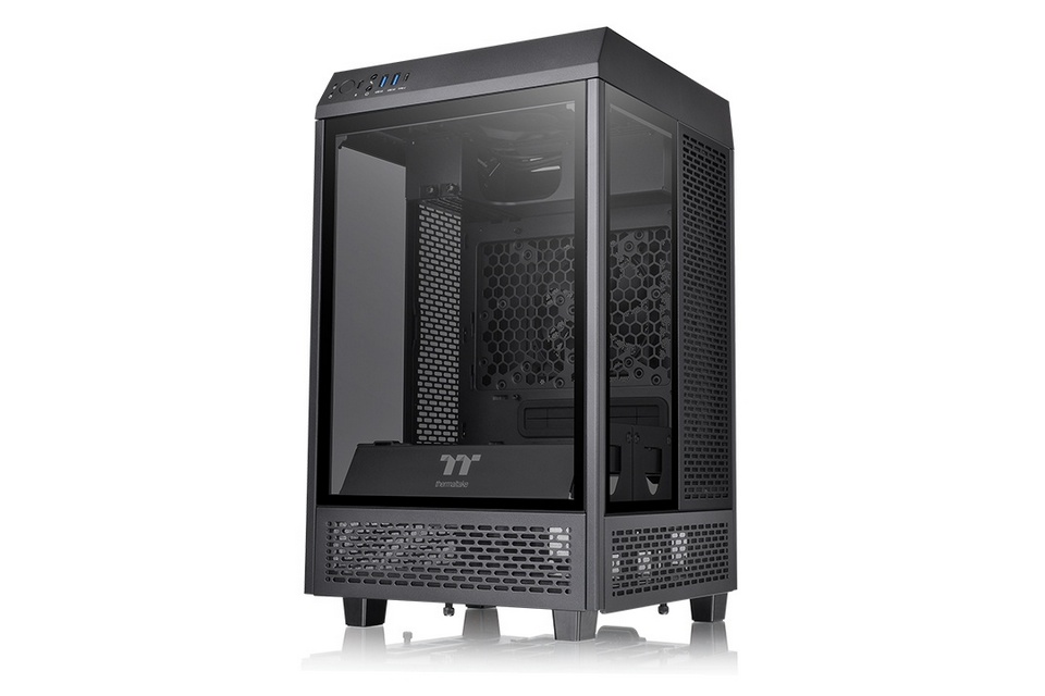 Case Thermaltake The Tower 100 Mini Chassis Black   ( MiniTower/Màu Đen ) 