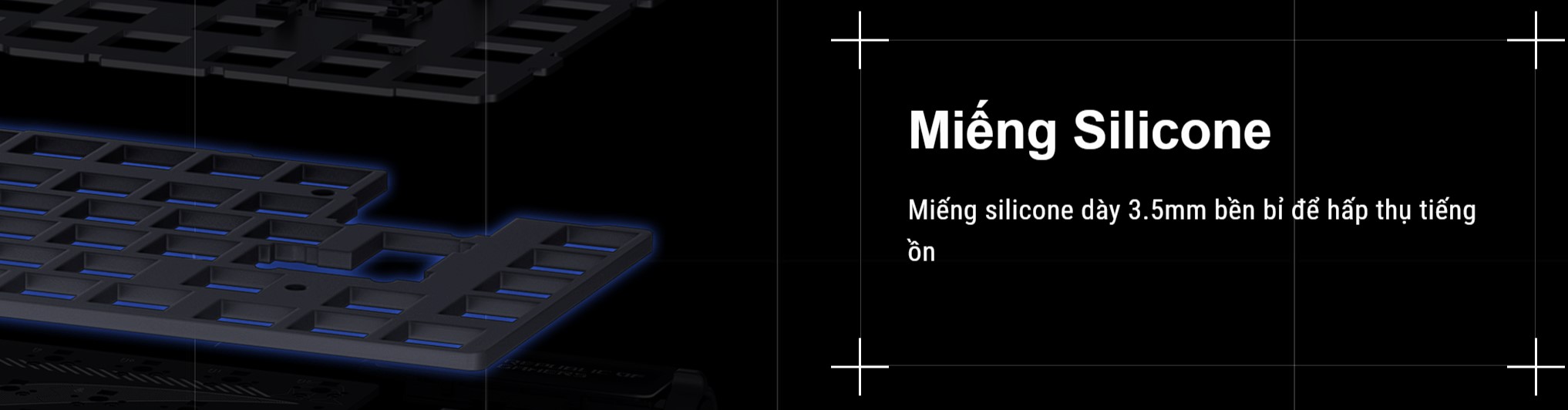 Bàn phím Gaming không dây ASUS ROG AZOTH