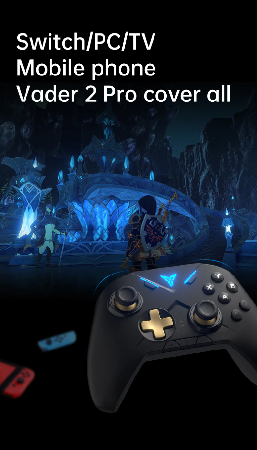 Tay cầm chơi game không dây Flydigi Vader 2 Pro (Android / IOS / PC / Steam / Tivibox) 2
