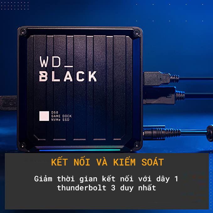 Ổ cứng di động WD Black Game Dock SSD 1TB WDBA3U0010BBK-SESN