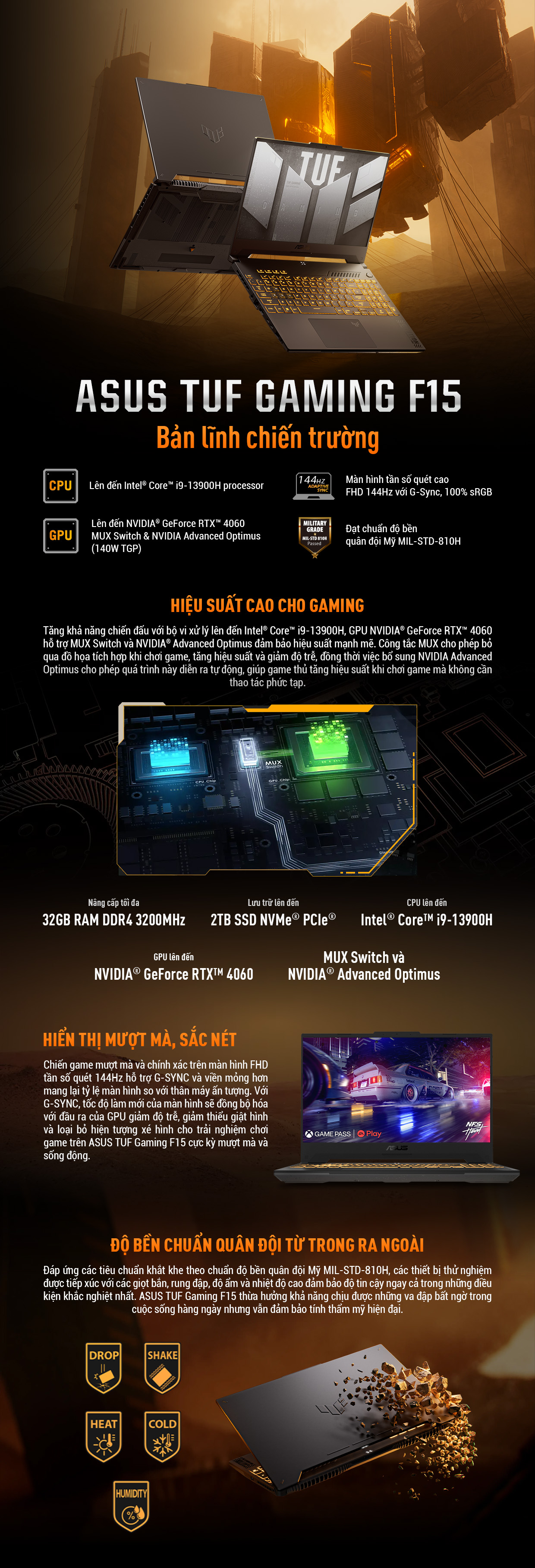 Laptop Asus Gaming TUF FX507ZV4-LP041W 