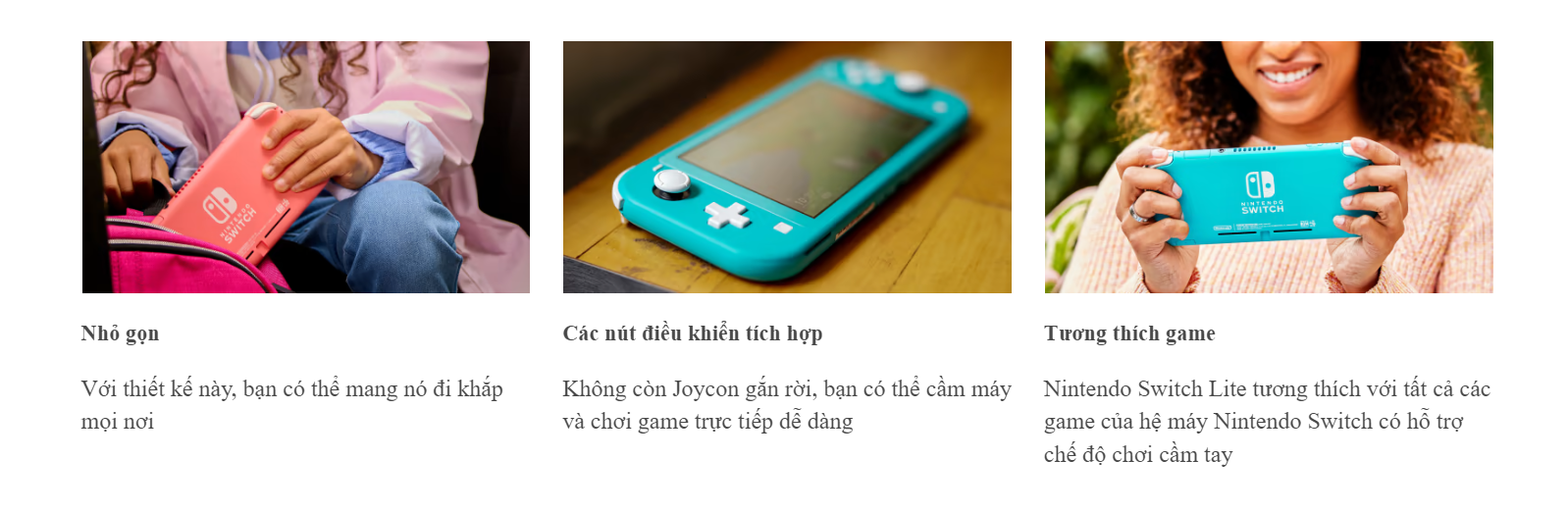 Máy chơi game Nintendo Switch Lite - Blue - Màu xanh blue 3