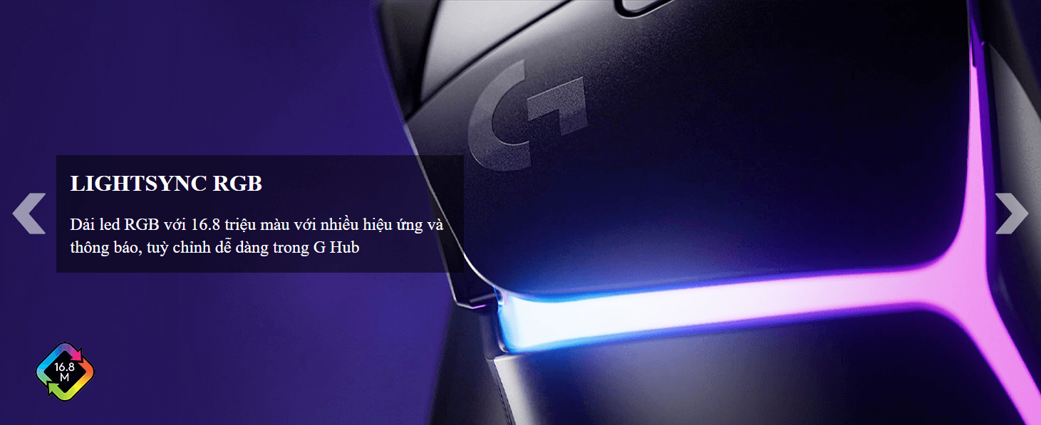 Chuột game không dây Logitech G502X RGB Plus Lightspeed đen (910-006164) 3