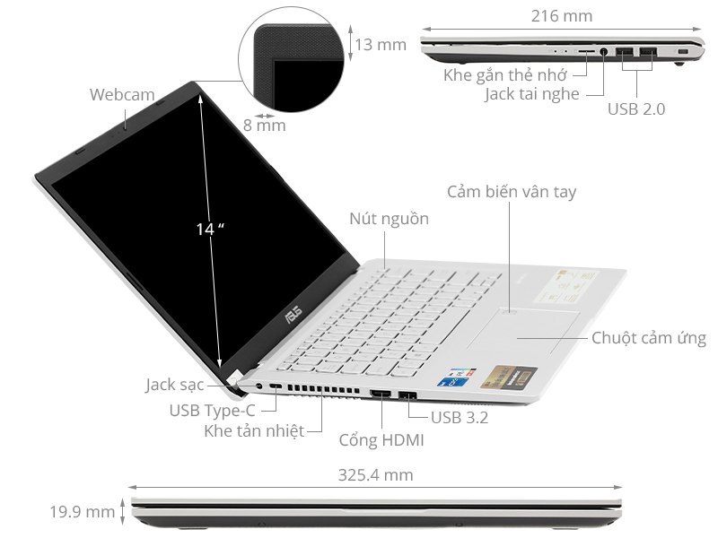 Laptop Asus VivoBook F415EA-AS31
