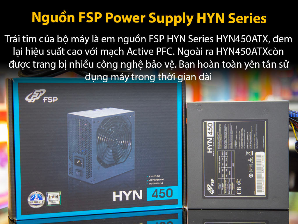 Nguồn FSP HYN Series HYN450ATX Active PFC 