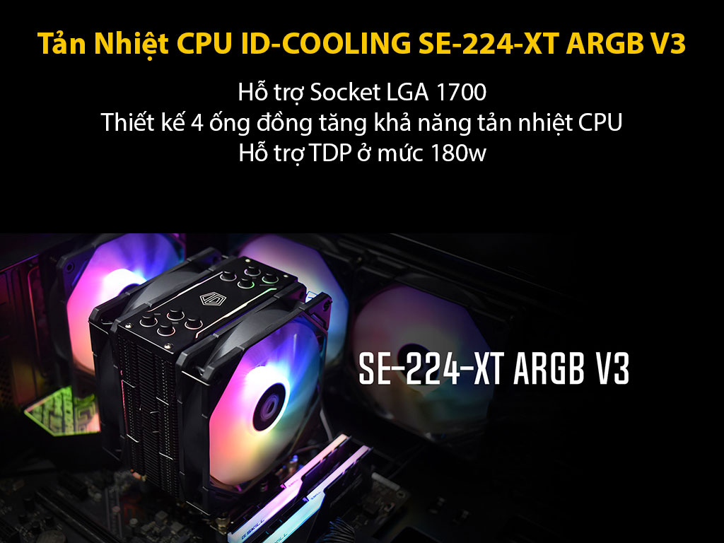Tản Nhiệt CPU ID-COOLING SE-224-XT ARGB V3