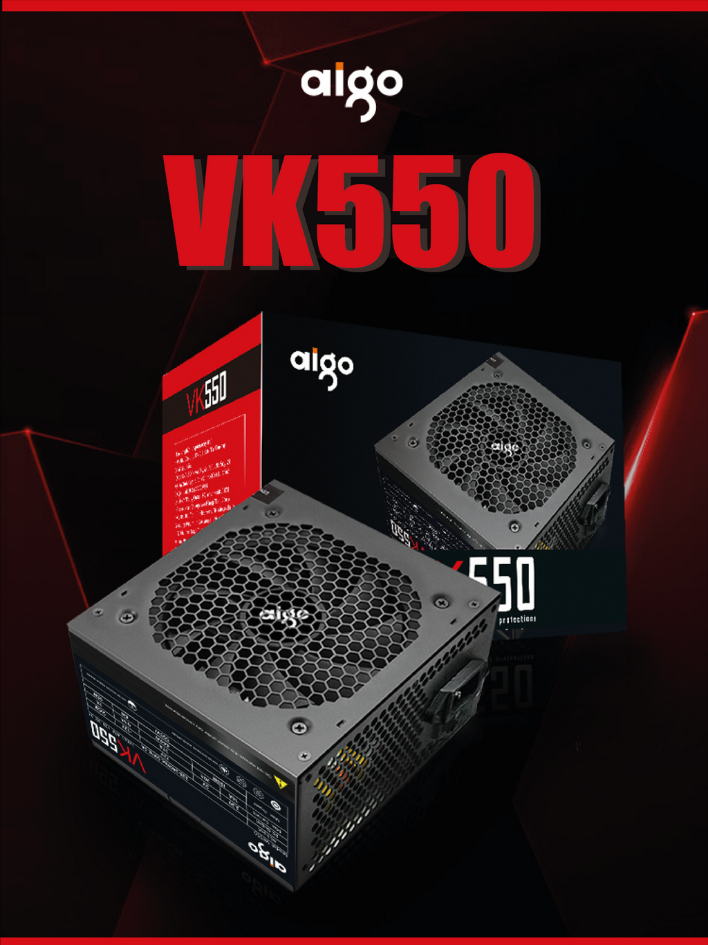 Nguồn máy tính AIGO VK550 - 500W (