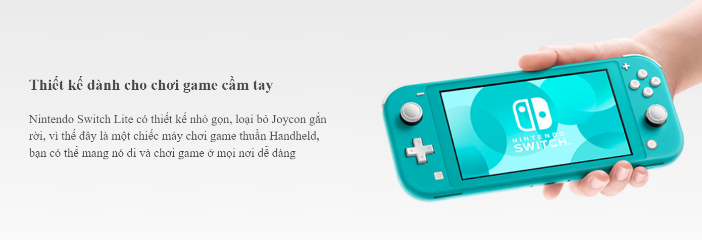 Máy chơi game Nintendo Switch Lite - Turquoise - Màu xanh ngọc 2