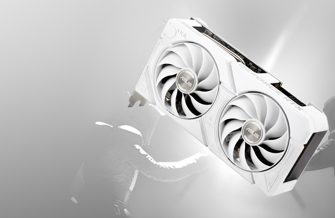 Card màn hình Asus DUAL RTX 4060-O8G-EVO WHITE