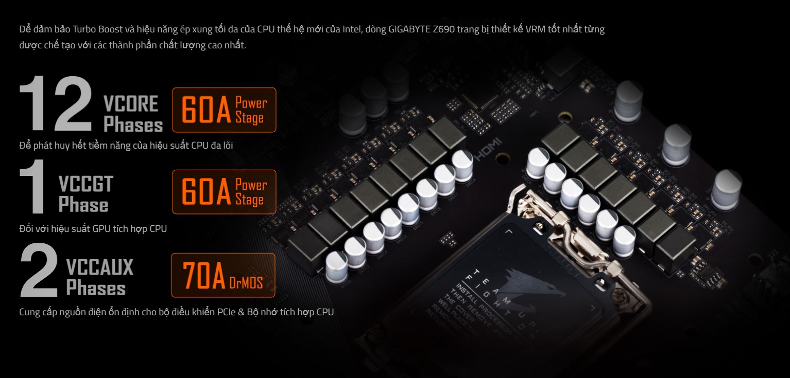 Mainboard Gigabyte Z690M AORUS ELITE (Intel Z690, Socket 1700, ATX, 4 khe Ram DDR4)