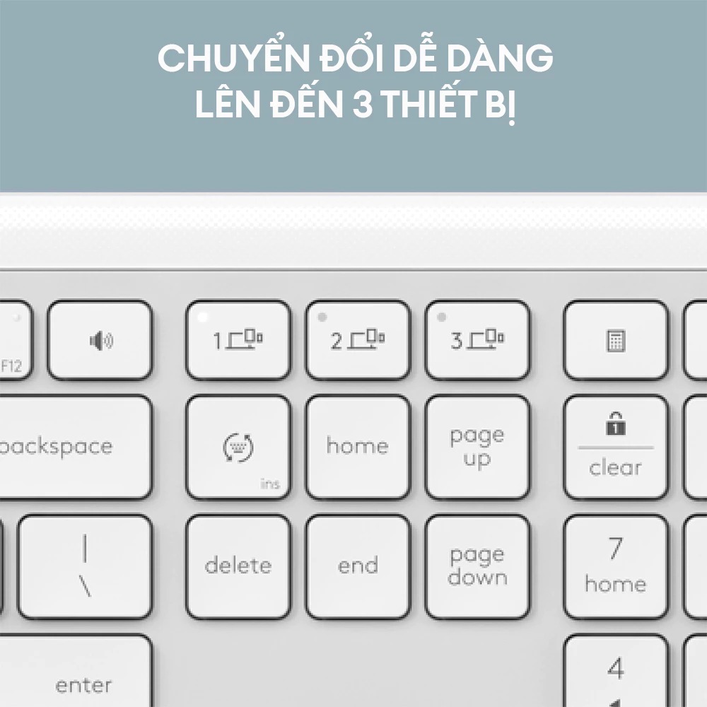 Bộ bàn phím chuột không dây Logitech Signature Slim Combo MK950 3