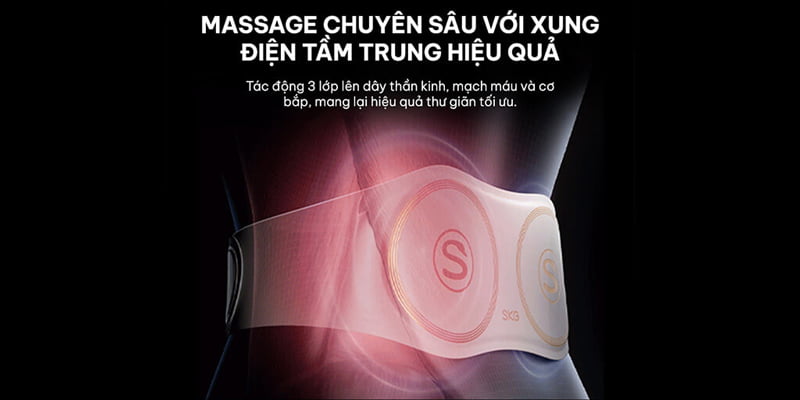 Máy Massage Lưng SKG W7