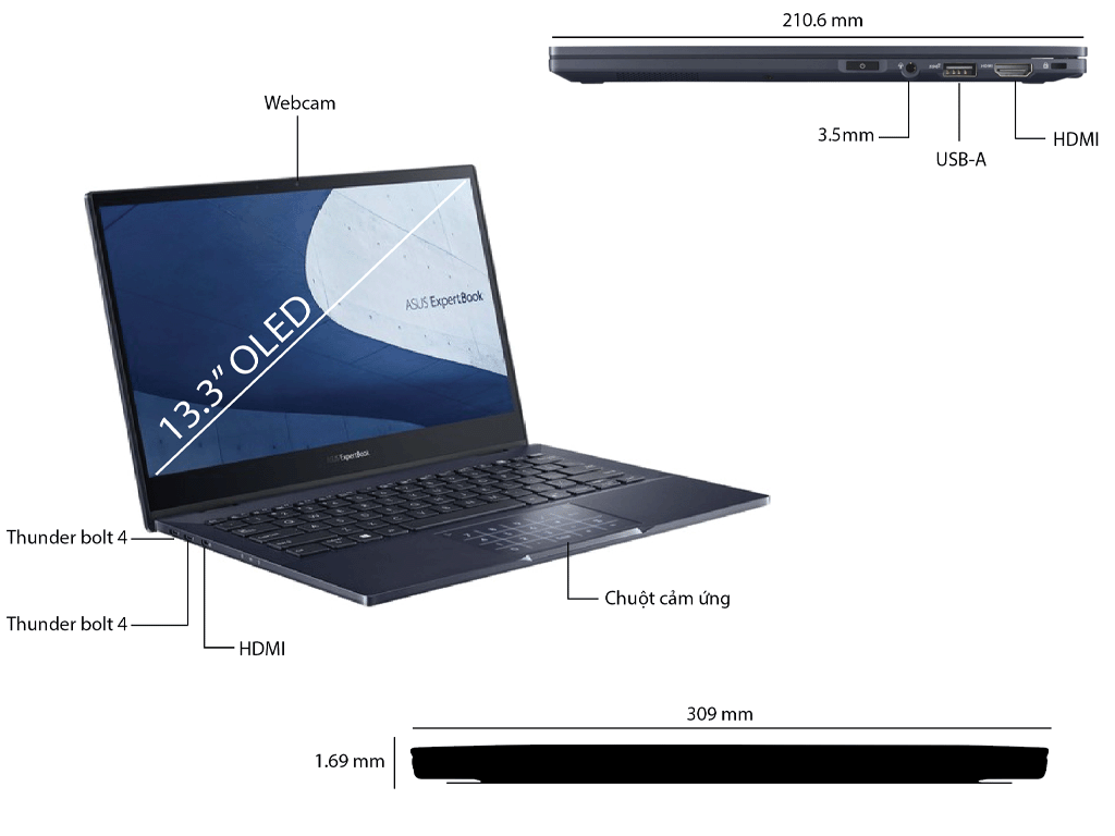 Laptop Asus ExpertBook B5